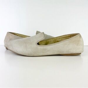 Birdies Starling Light Beige Latte Suede Leather Shoes Flats Loafers